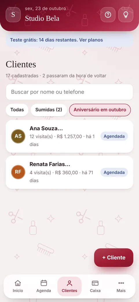Aniversariantes do mês
